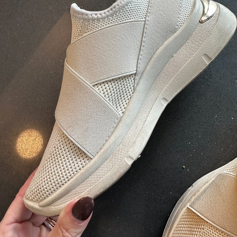 Cream Knit Sneakers, excellent condition, Size 7 - 3/$15.00 5/$20.00